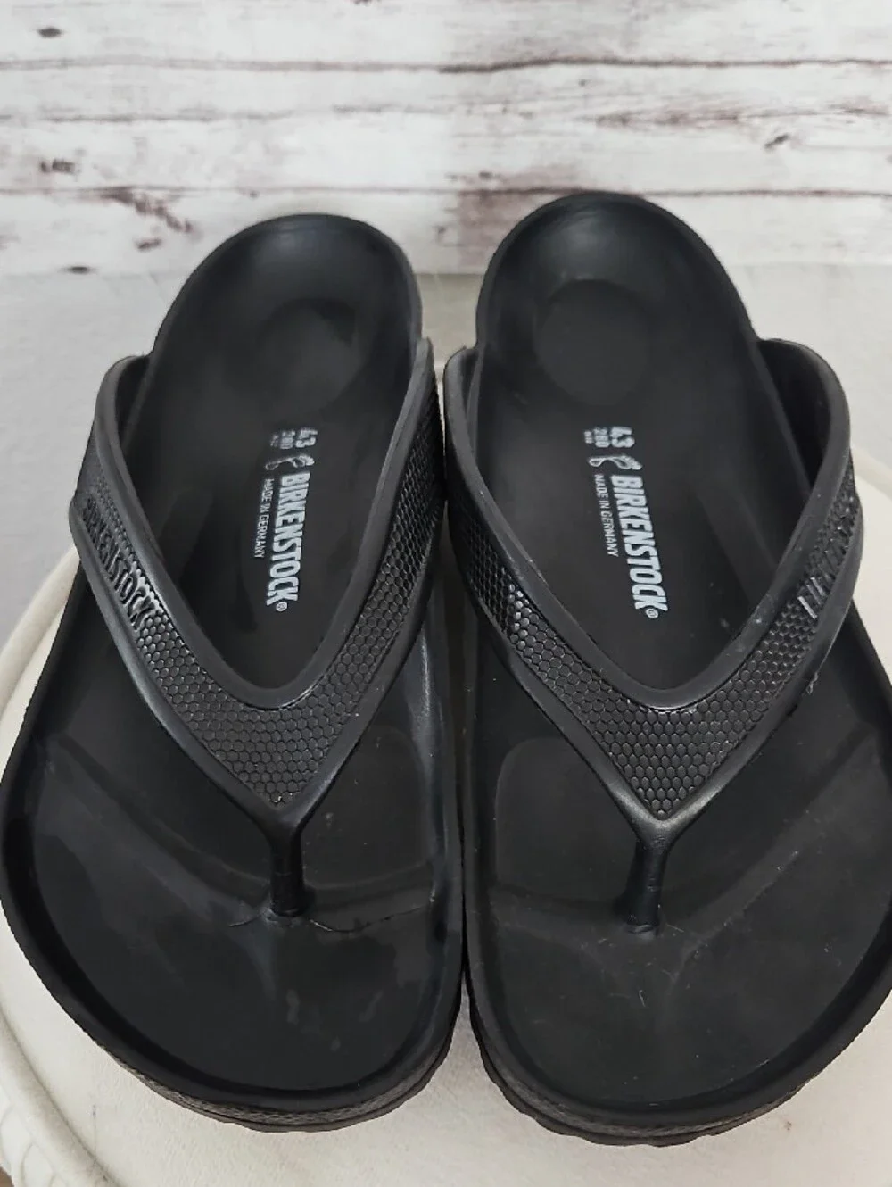 Birkenstock Black Honolulu EVA Thong Sandals